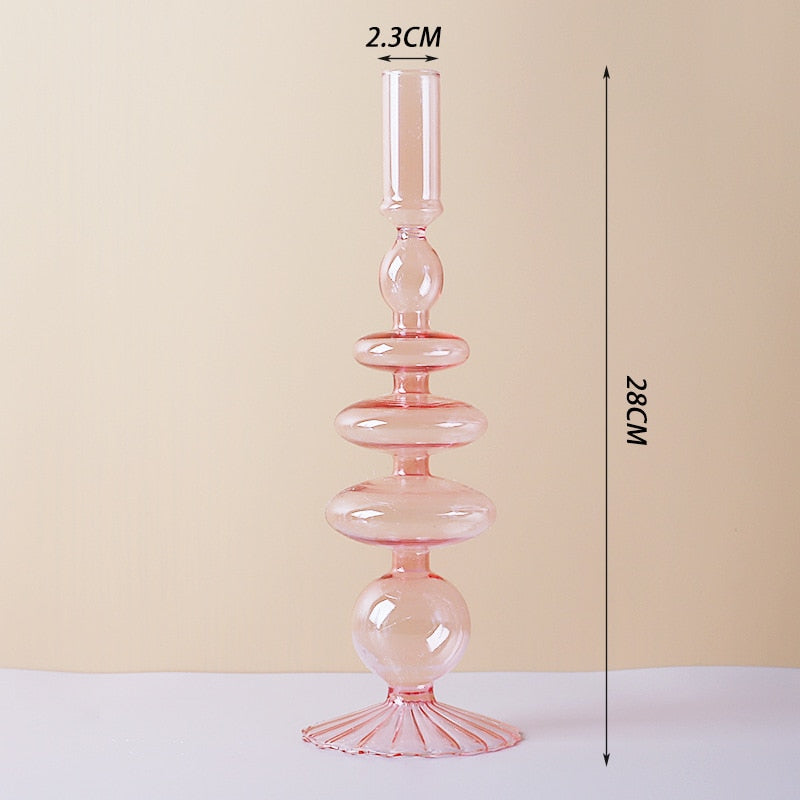 Junips | Lilac Candle Holder made of Glass