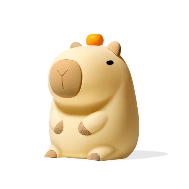 Junips | Capybara Light - Rechargeable Cartoon Capybara Silicone Night Light with 800mAh Battery