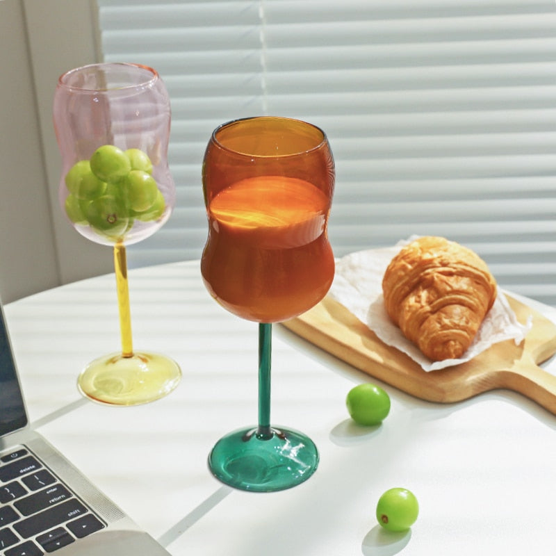 Junips | 2-colored Chubby wine glass