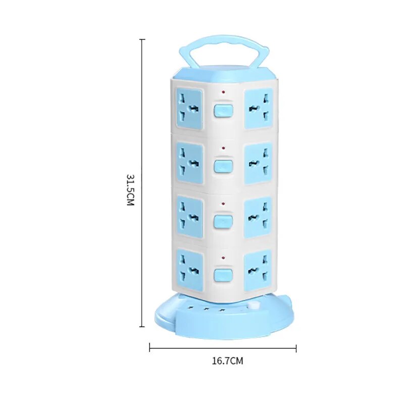 Junips | Tower Design Surge Protector Vertical Power Strip