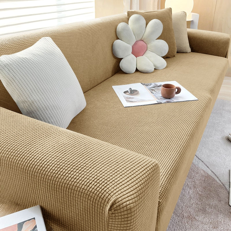 Junips | FlexiCover Elastic Sofa Cover – Protection Cover for Corner Sofas and Standard Sofas