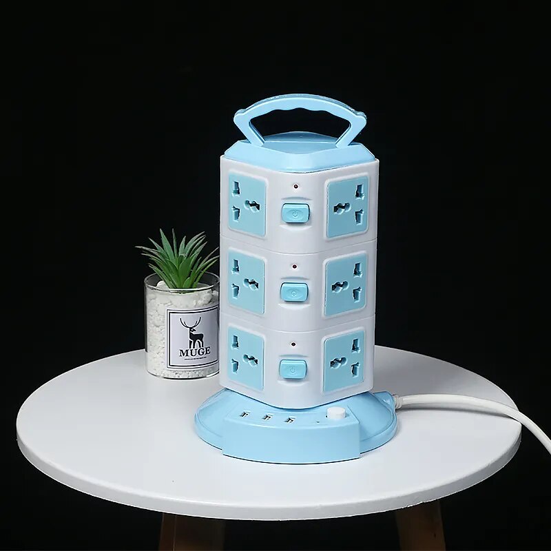 Junips | Tower Design Surge Protector Vertical Power Strip