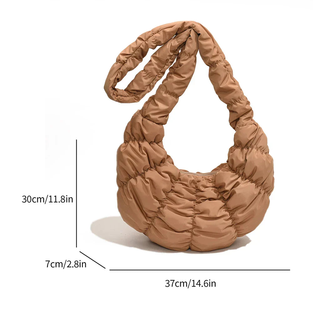 Junips | Puff Croissant Shoulder Bag