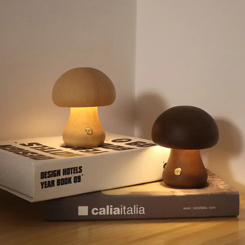 Junips | GlowMush Touch Lamp: Soft Light Decorative LED Table Lamp for Bedroom & Children's Room Ambience