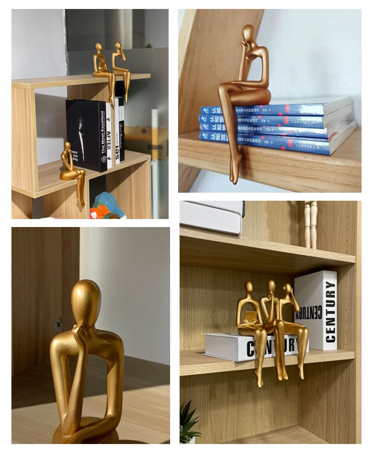 Junips | Modern Figurines Abstract Home Decor Sculpture
