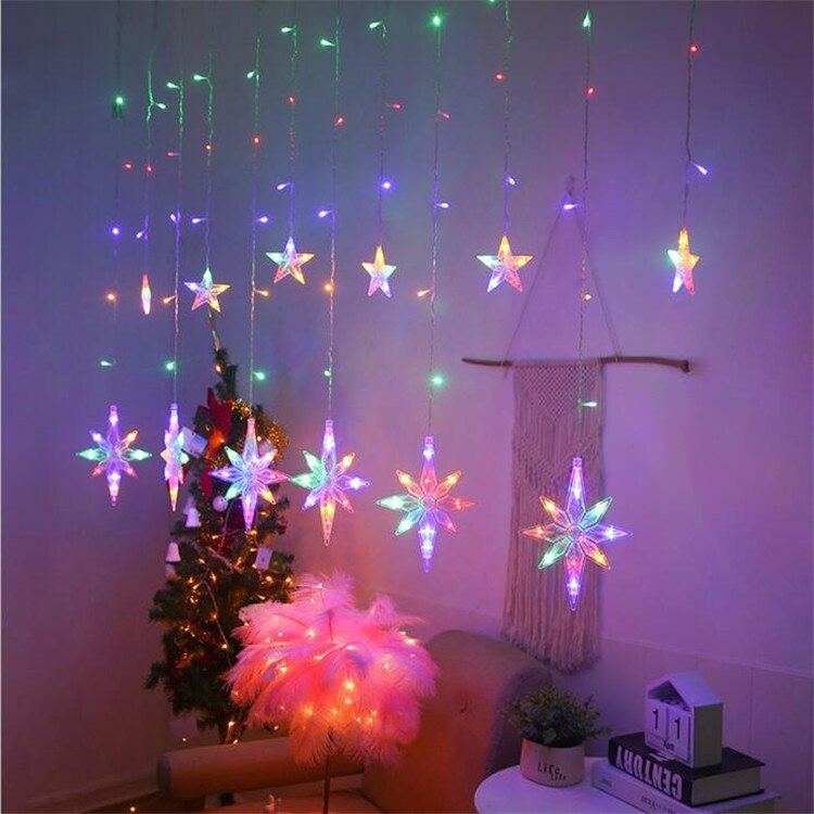 Junips | Solar Moon Star Lamp LED String Lights Decoration