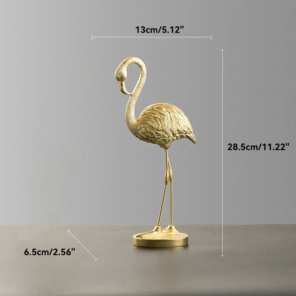 Junips | Nordic Flamingo Figurine Figure Statue Sculpture Living Room Office Wedding Party Ornaments Home Decor Decoration Accessories
