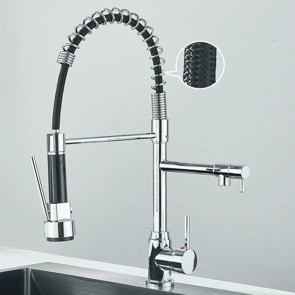 Junips | SpringFlow – Kitchen faucet with dual outlet