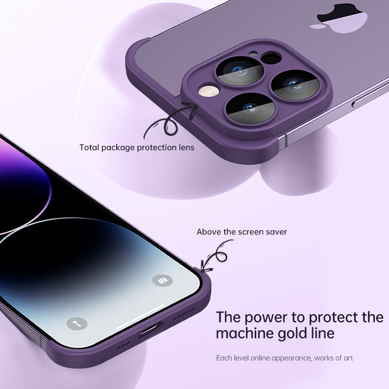 Junips | Shockproof Corner Pad Soft Silicone iPhone Case