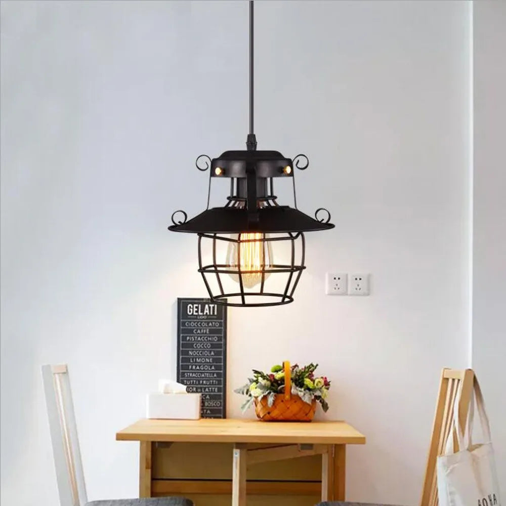 Junips | Norah Retro-Industrial Pendant Light