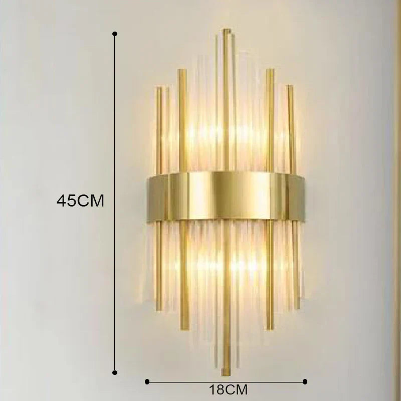 Junips | Elegant LED Wall Lamp in Gold