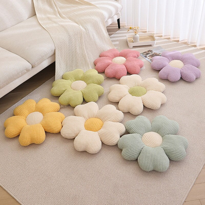 Junips | Fluffy Clover Flowers Pillow