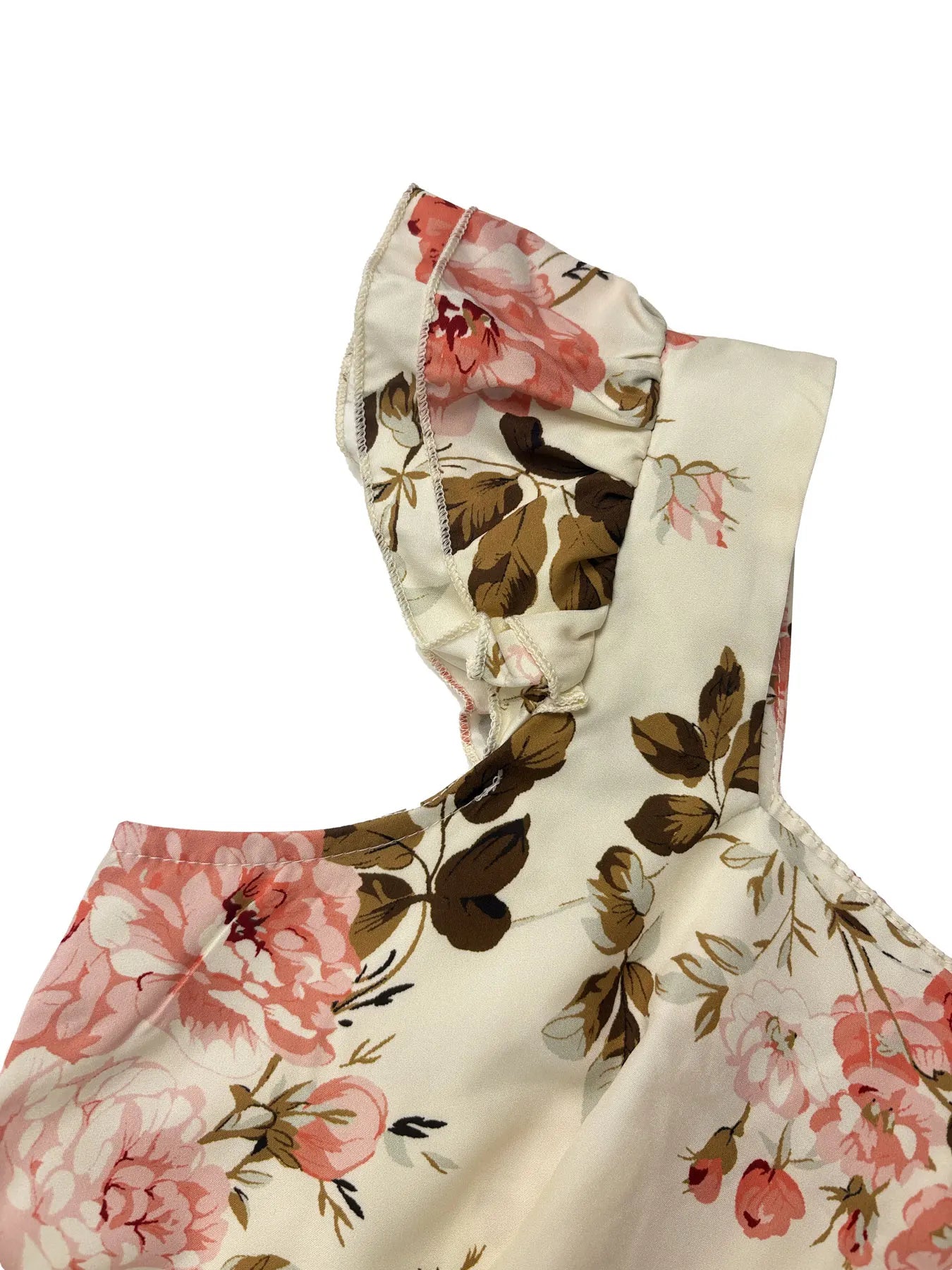 Ruched Printed Slim Cami Dress Versatile Chic Must-have for Daily & Travel Outfits