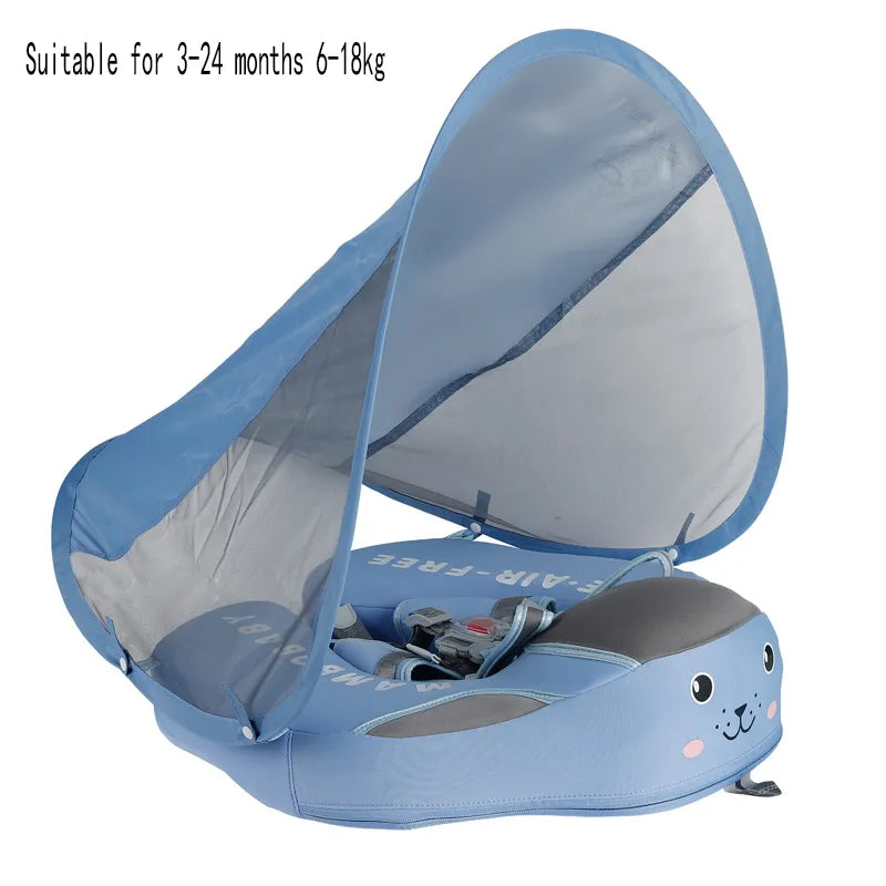 Junips | Mambobaby Non-inflatable Baby Swim Ring Seat - Pool Toy for Boys and Girls - Fun Accessories for Safe Water Play