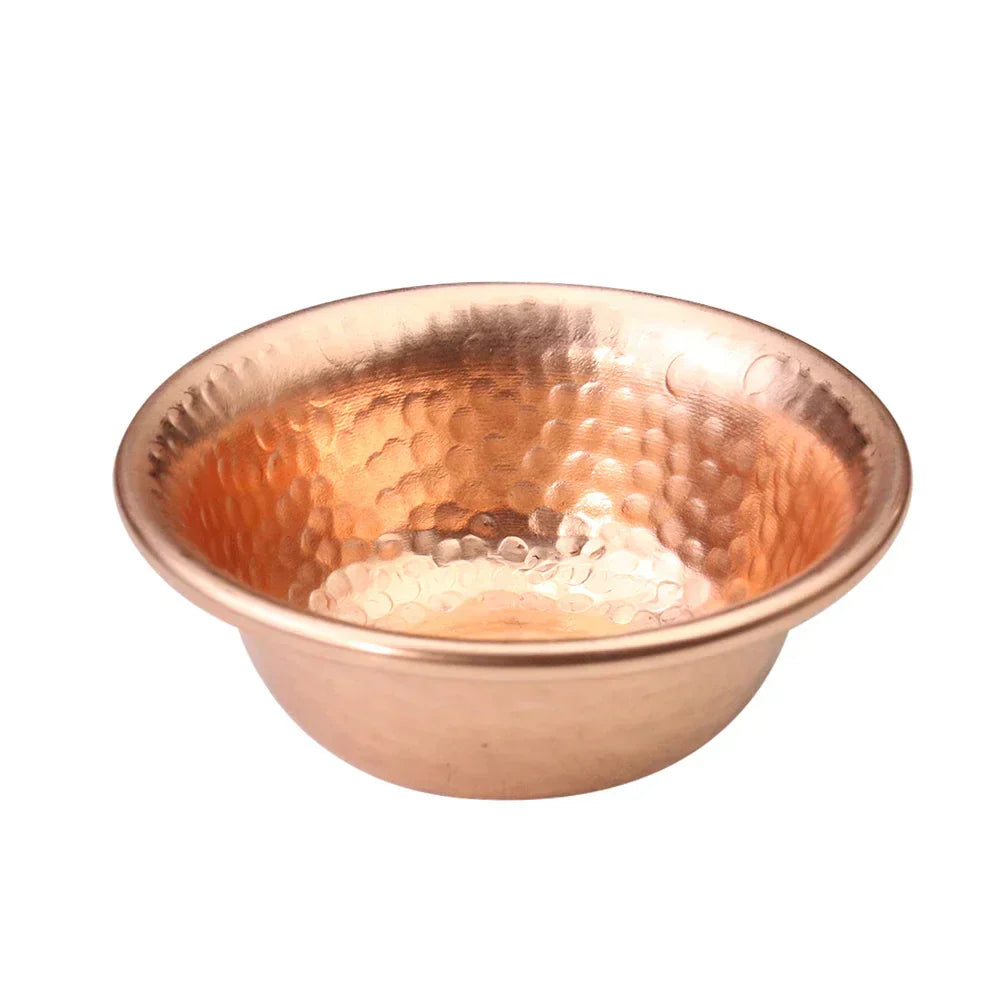 Junips | Nepalese pure copper water preparation bowl handmade hammer pattern holy water bowl for Buddha Buddhism accessories