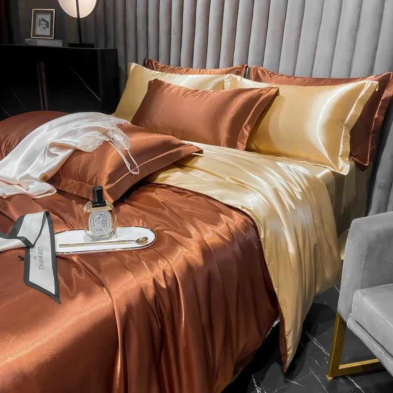 Junips | Luxurious Silk Bed Set