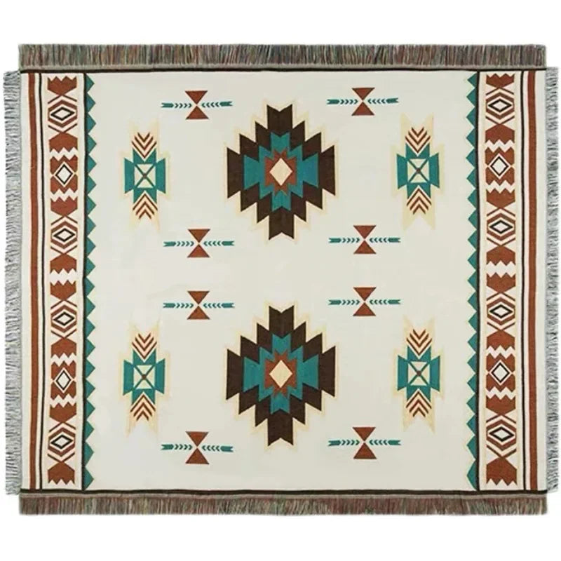 Junips | Outdoor Bohemian Picnic Blanket - Moisture-resistant Camping and Picnic Blanket in Ethnic Style