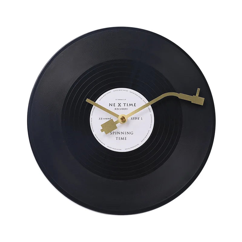 Junips | Musical Vinyl Record Wall Clock