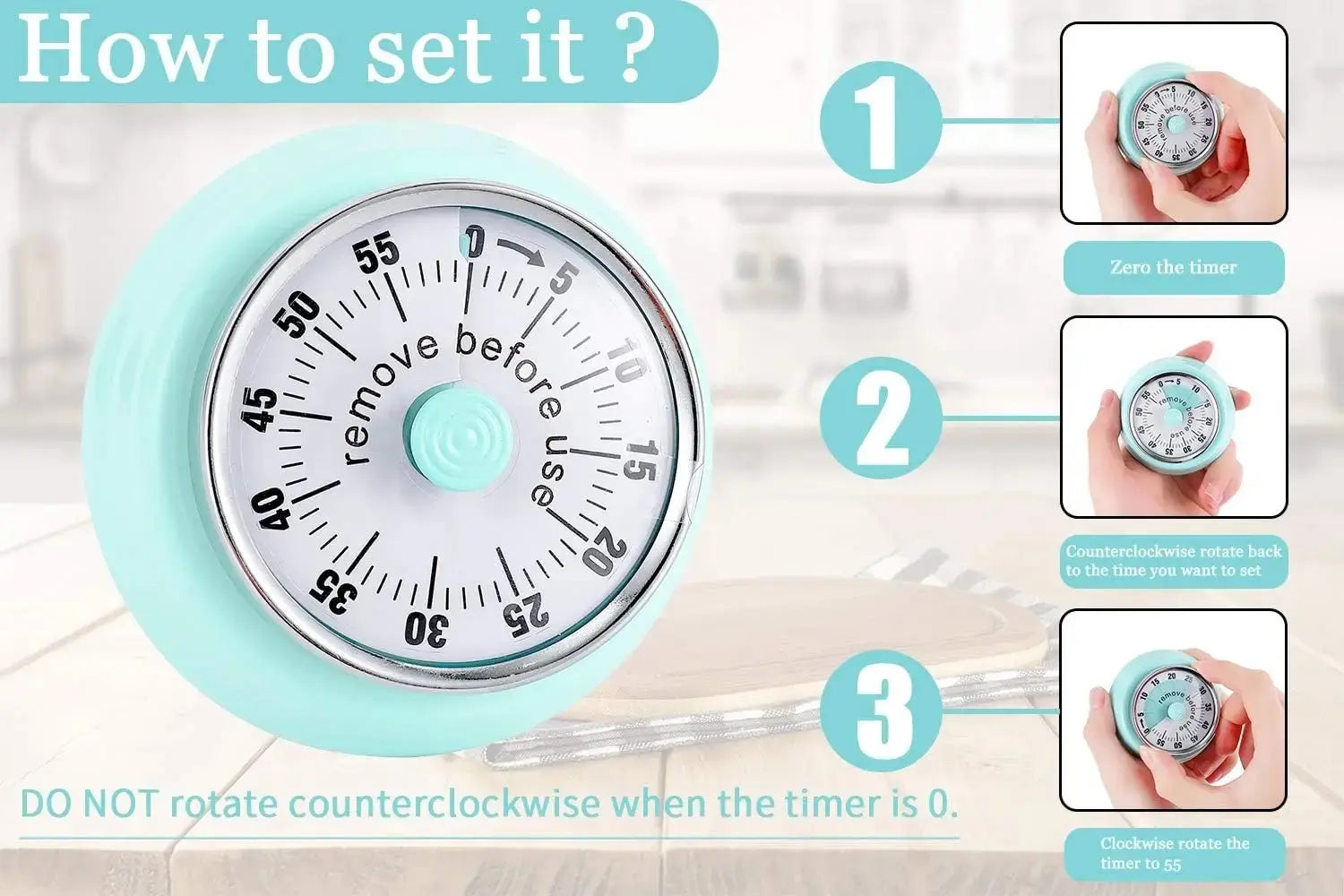 Junips | Magnetic Kitchen Timer