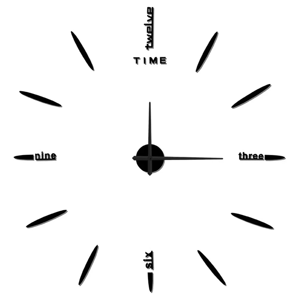 Junips | New large unique style acrylic wall clock