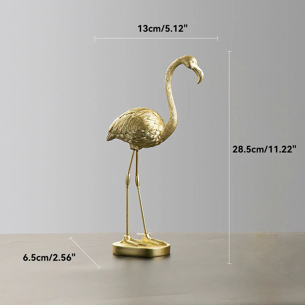 Junips | Nordic Flamingo Figurine Figure Statue Sculpture Living Room Office Wedding Party Ornaments Home Decor Decoration Accessories