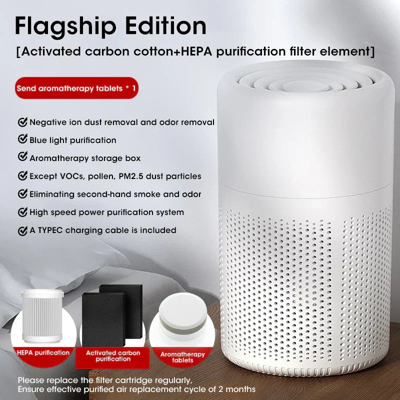 Junips | Compact air purifier with HEPA filter - BreezeMini