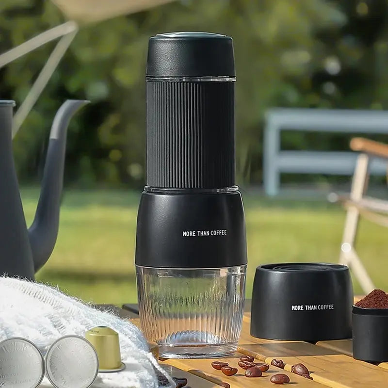 Junips | Portable Coffee Machine 18 Bar, Hand Pressure Operation, ZZUOM CM101, Compact Extraction for Outdoor Camping Travel Use