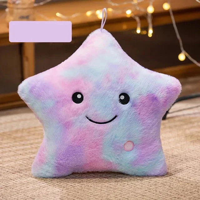 Junips | LED Star Plush Light - Soft Glow Star Pillow Doll, Plush Toy for Kids & Home Decor, Perfect Birthday Gift