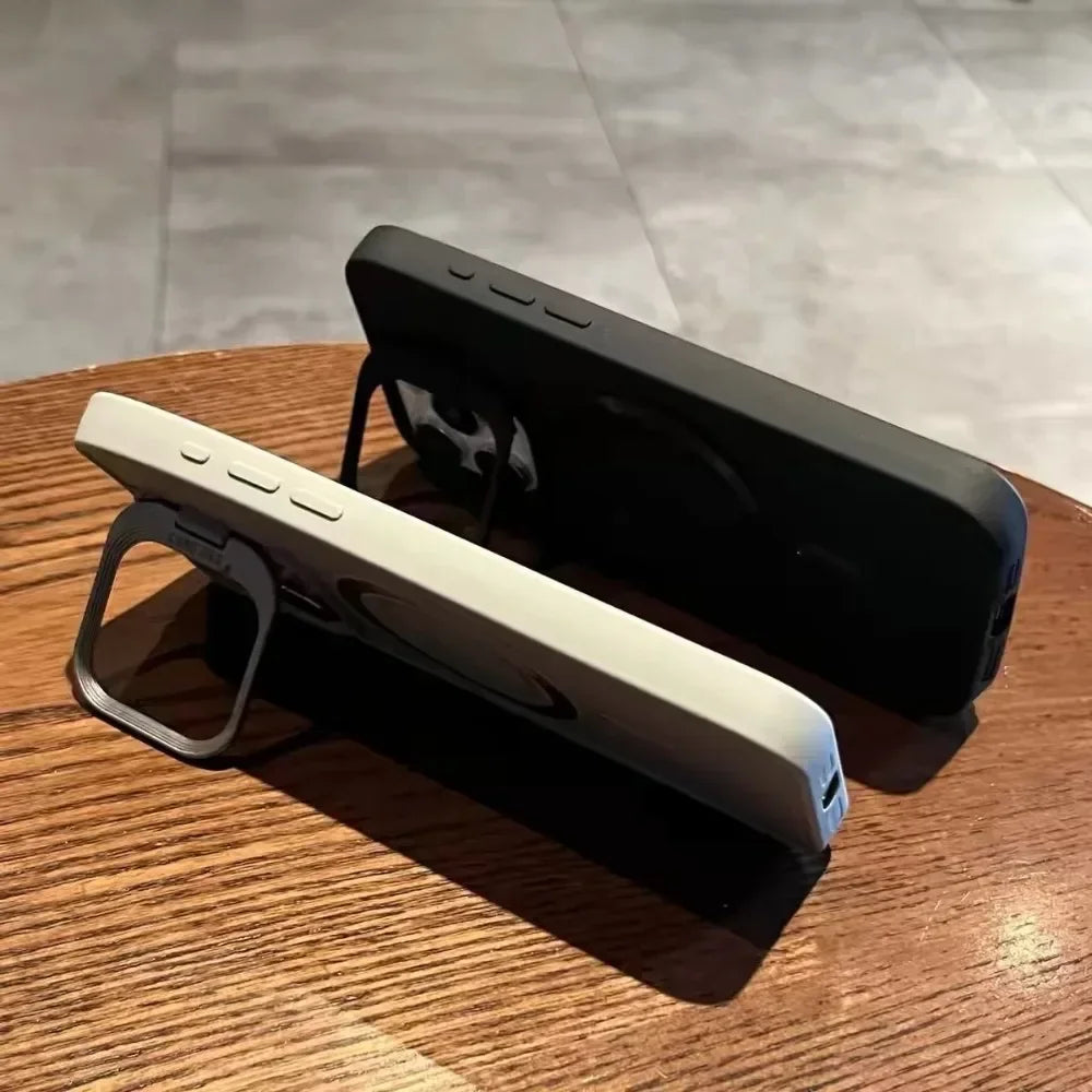 Junips | Magnetic Soft Wrist Bracket Lens Cover iPhone Case