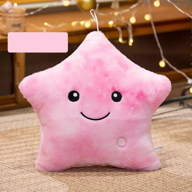 Junips | LED Star Plush Light - Soft Glow Star Pillow Doll, Plush Toy for Kids & Home Decor, Perfect Birthday Gift