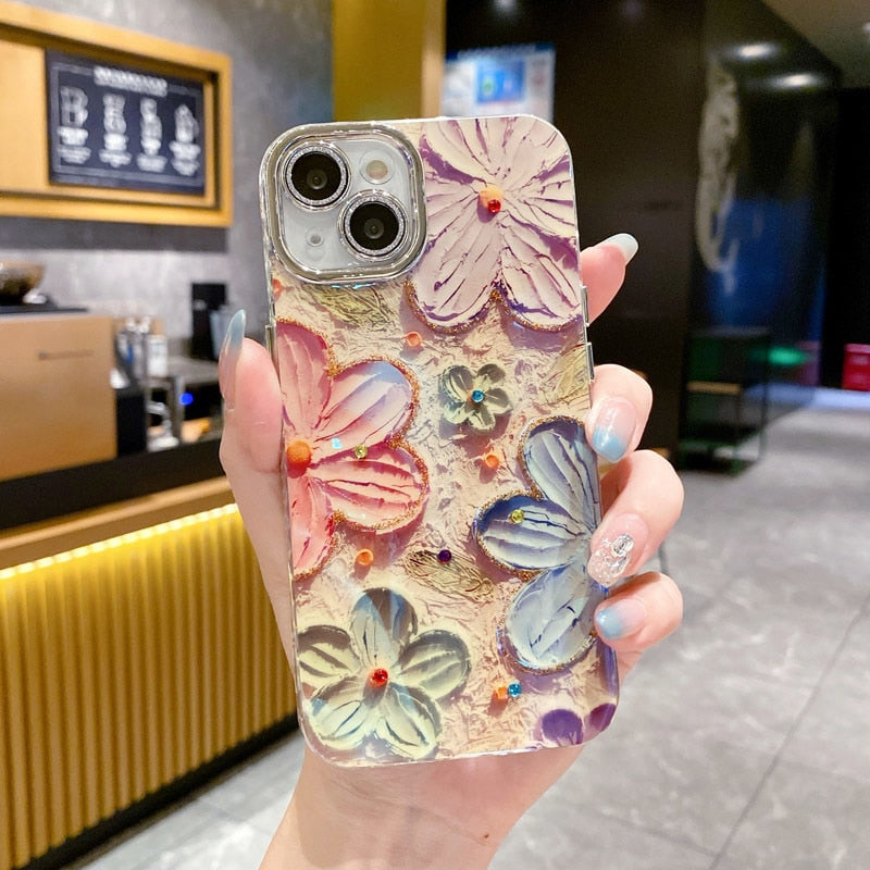 Junips | Flower Glow Soft Shockproof iPhone Case