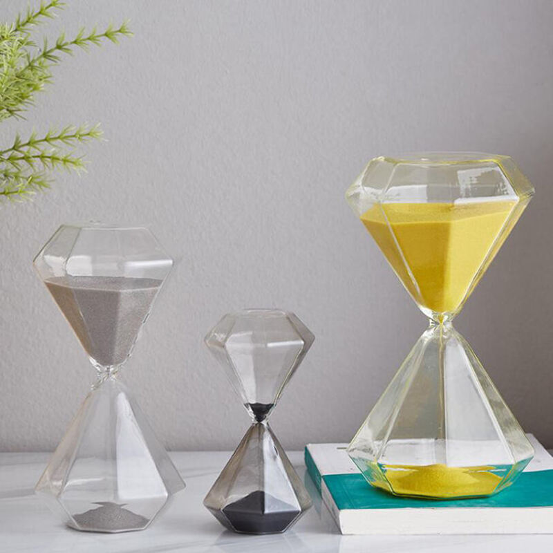 Junips | 5–60 Minute diamond hourglass, hourglass, hourglass, children's gift, hourglass, home decoration, available in multiple color options