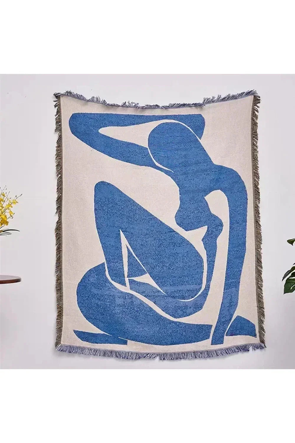 Junips | Abstract Blue Muse Blanket