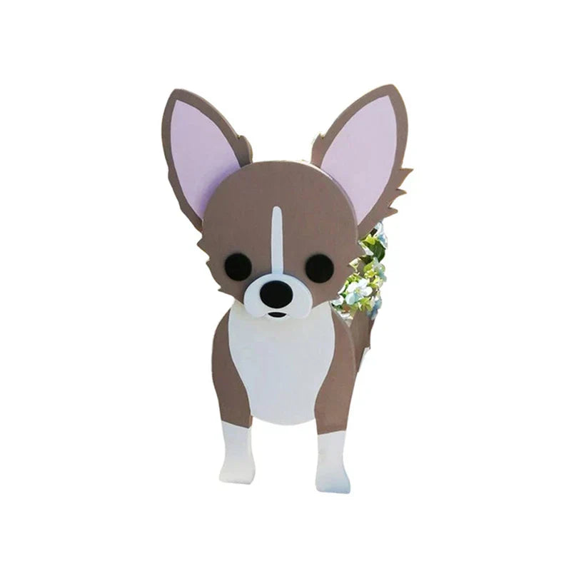 Junips | Flower Pot - Pawsome - Dog Plant Container - Various Breeds