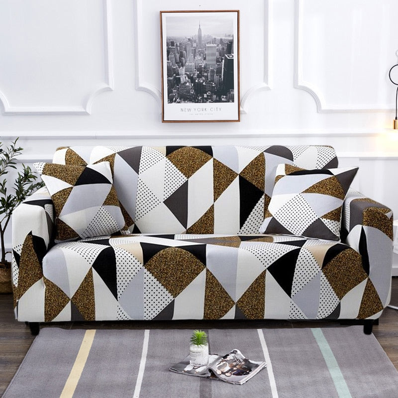 Junips | Modern Non-slip Colorful Elastic Sofa Cover