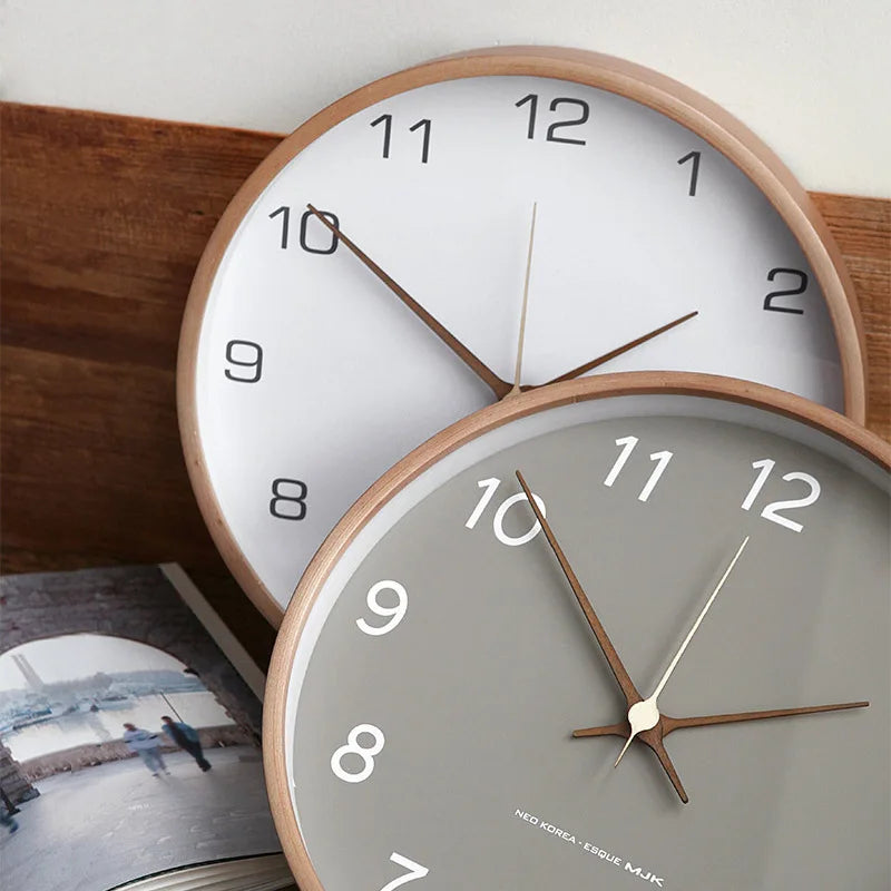 Junips | TranscendTime | Wall clock made of wood and glass