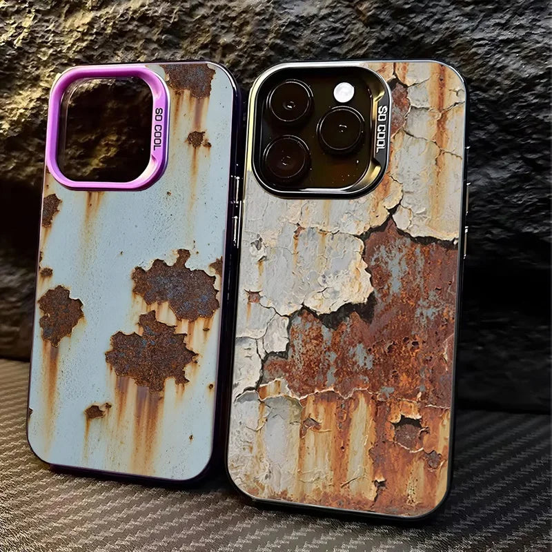 Junips | Industrial Rust Finish Shockproof iPhone Case