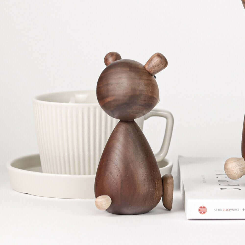 Junips | Danish Wood Brown Bear Family Ornaments