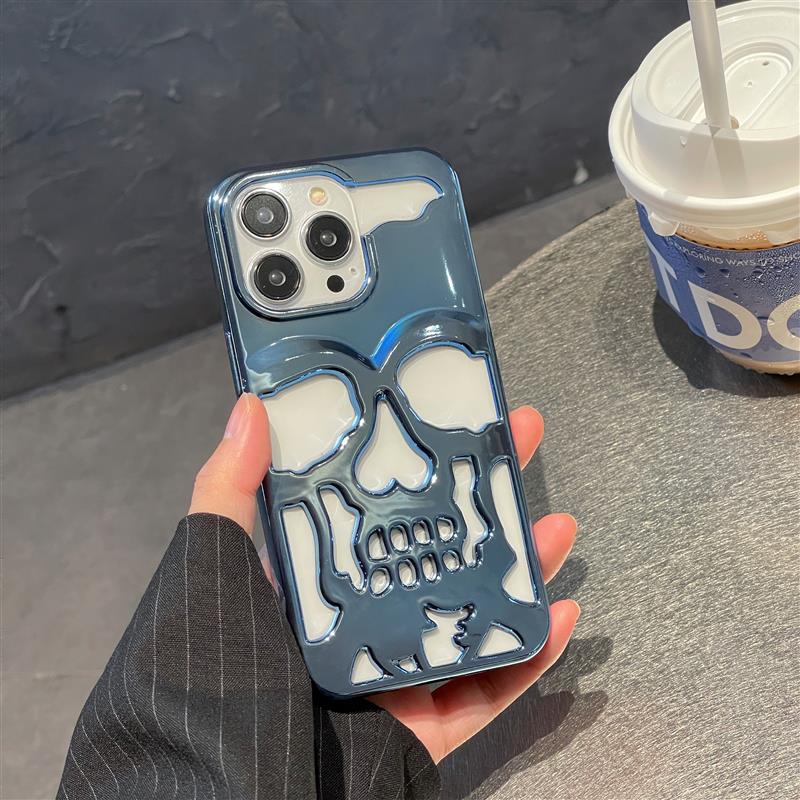 Junips | Gothic Midnight Skull Phone Case