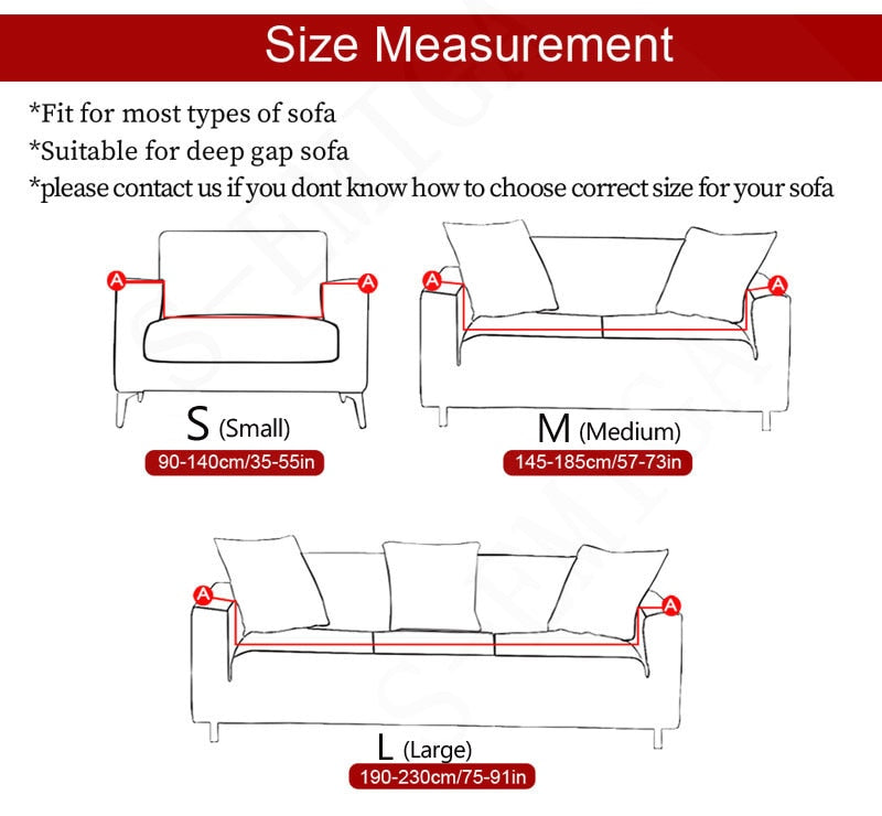Junips | Modern Non-slip Colorful Elastic Sofa Cover