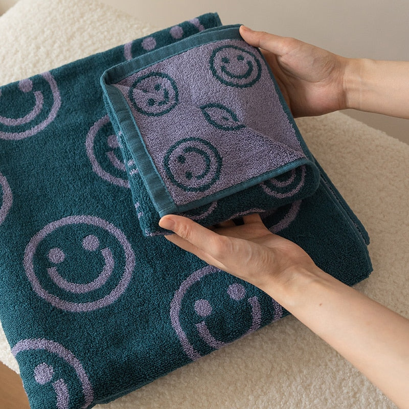 Junips | Double-sided Smiley Towel