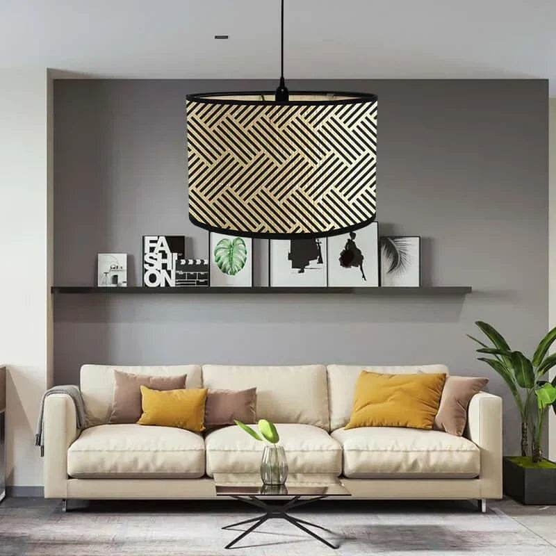 Junips | Art Deco Drum Lampshade