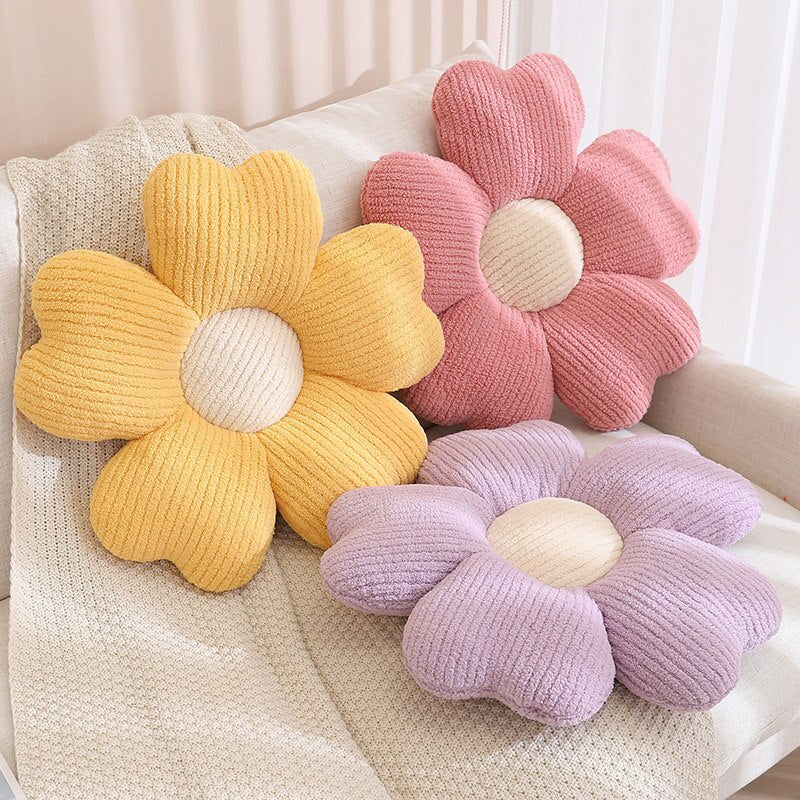 Junips | Fluffy Clover Flowers Pillow
