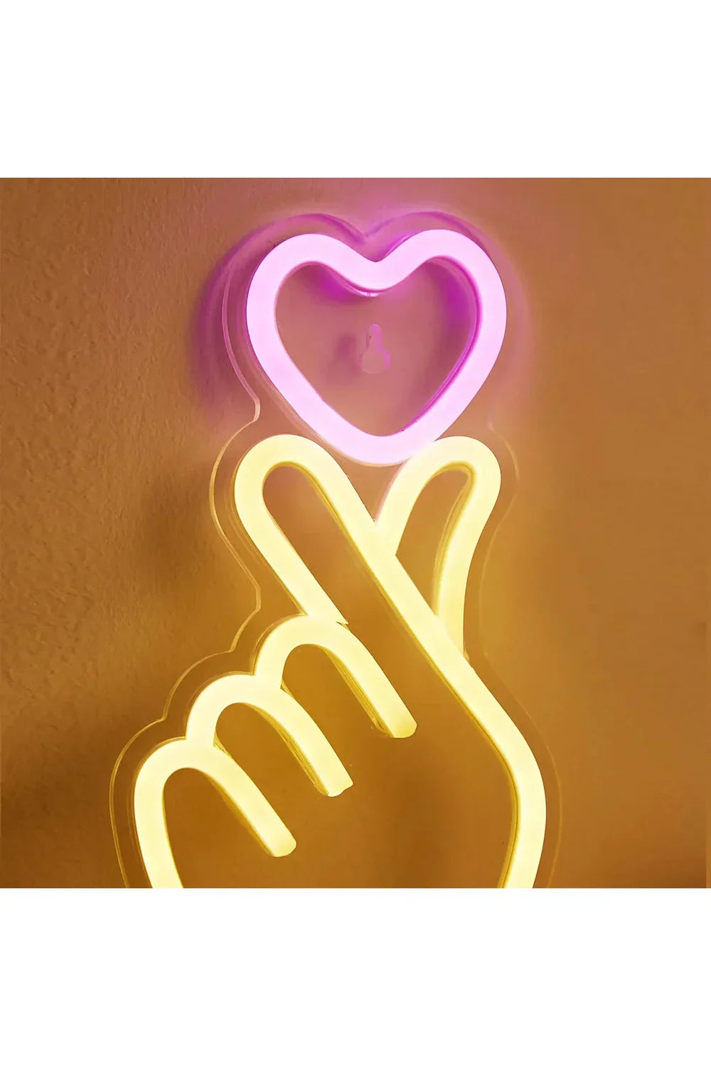Junips | Hand Heart LED Neon