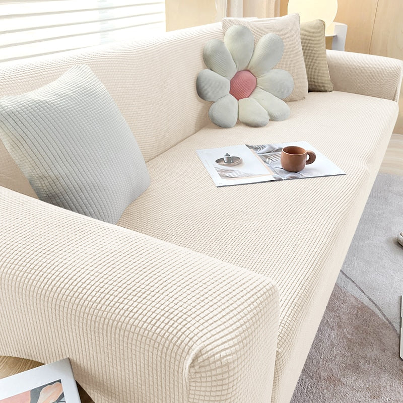 Junips | FlexiCover Elastic Sofa Cover – Protection Cover for Corner Sofas and Standard Sofas