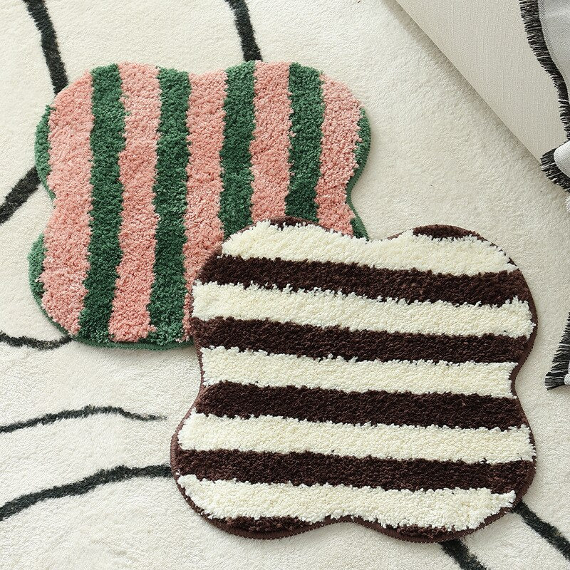 Junips | Quilted striped chair cushion