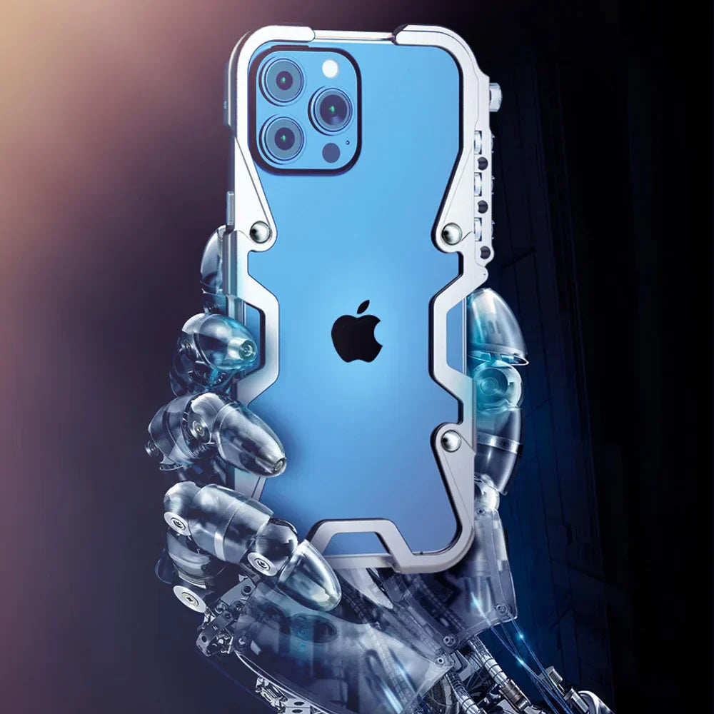 Junips | Tactical Grip Shockproof Alloy Frame iPhone Case