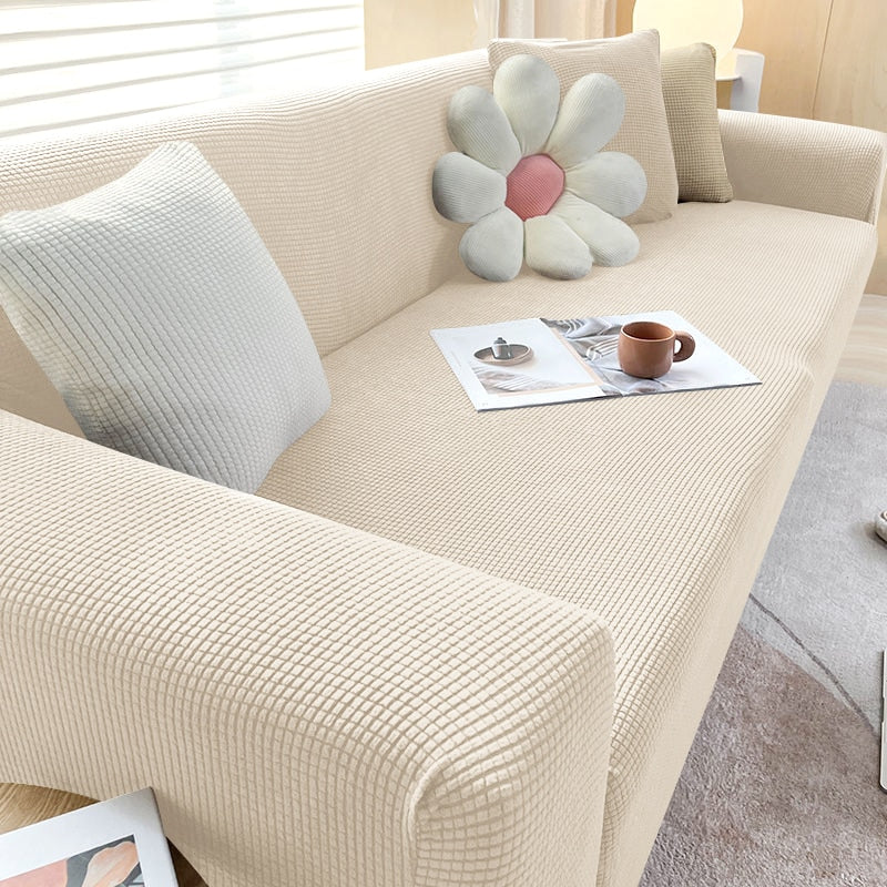 Junips | FlexiCover Elastic Sofa Cover – Protection Cover for Corner Sofas and Standard Sofas