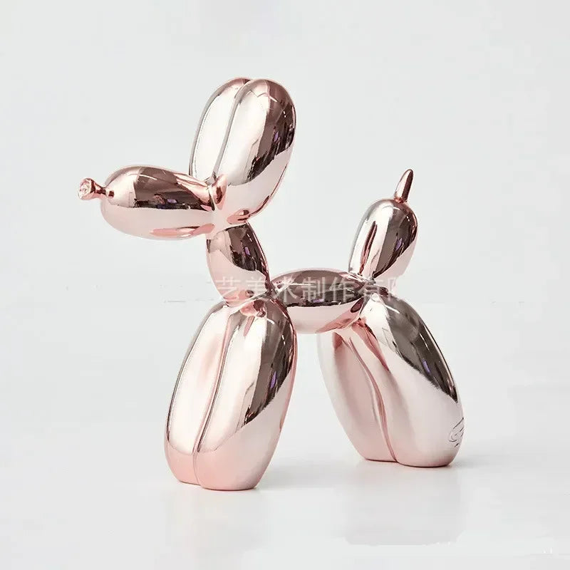 Junips | Nordic Balloon Dog Sculpture Resin Animal Ornament Art Sculptures and Figures Craft Home Decoration Room Desktop Accessories