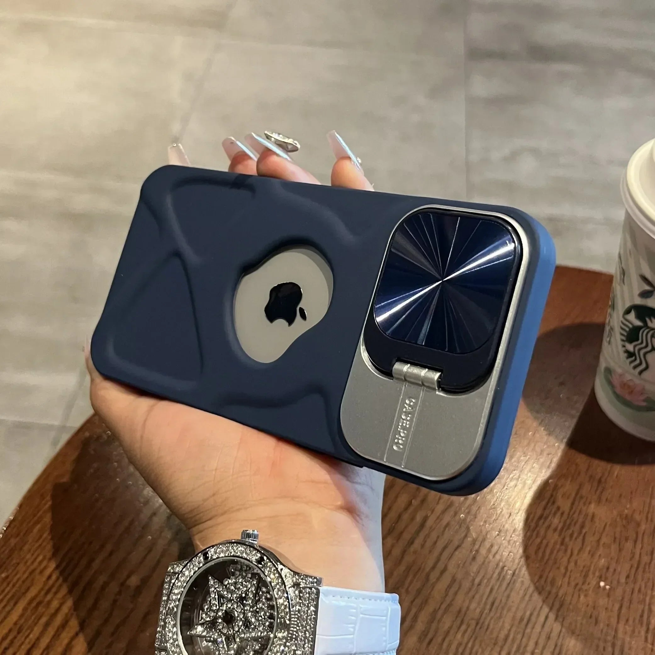 Junips | MagSafe Soft Flip Lens Protection iPhone Case